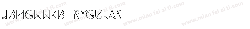 JBHGWWKB Regular字体转换